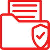 file security icon red