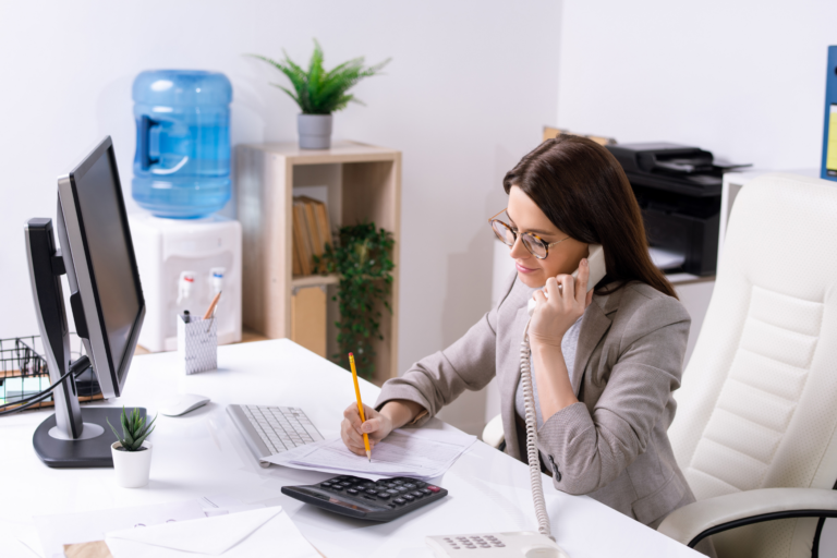 women in new york using a document management system