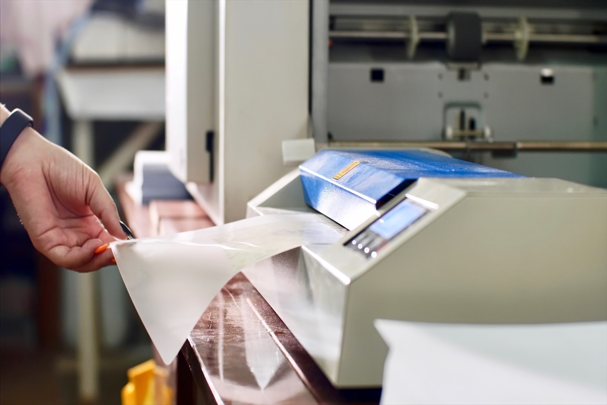 Close up of a print out signifying cloud printing solutions